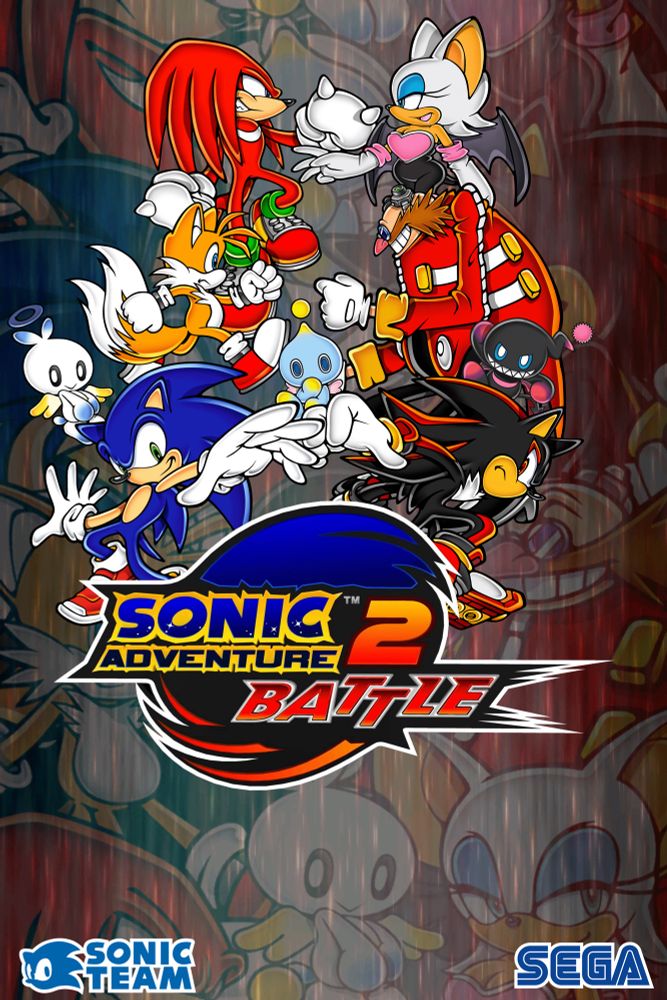 Promo art for the video game Sonic Adventure 2 Battle
