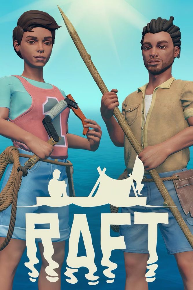 Box art for the video game Raft