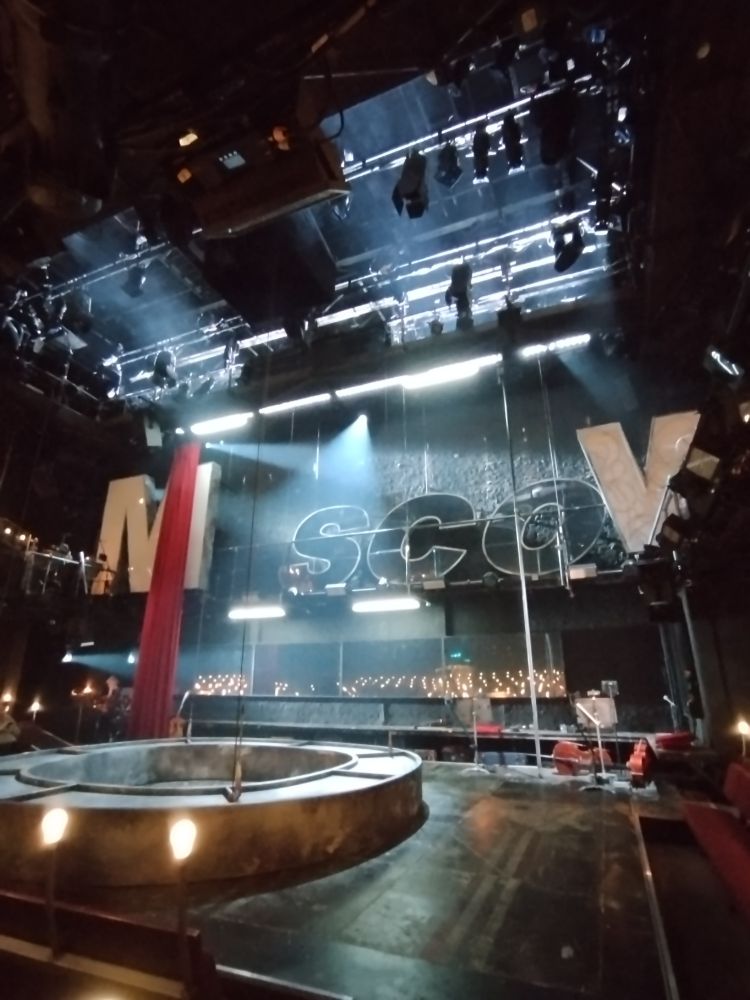 Set for Natasha, pierre and the great comet of 1812 at the Donmar Warehouse 