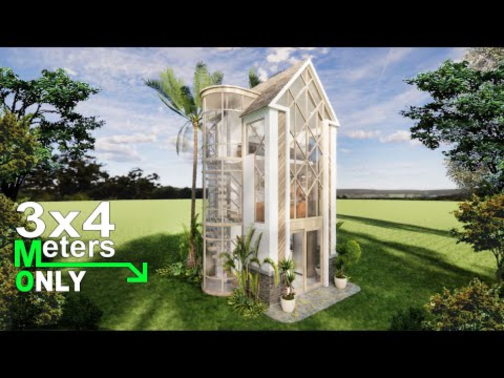 Superb Loft-Type Tiny House Design Ideas Two Floors (3x4 Meters Only)  (12 sqm)