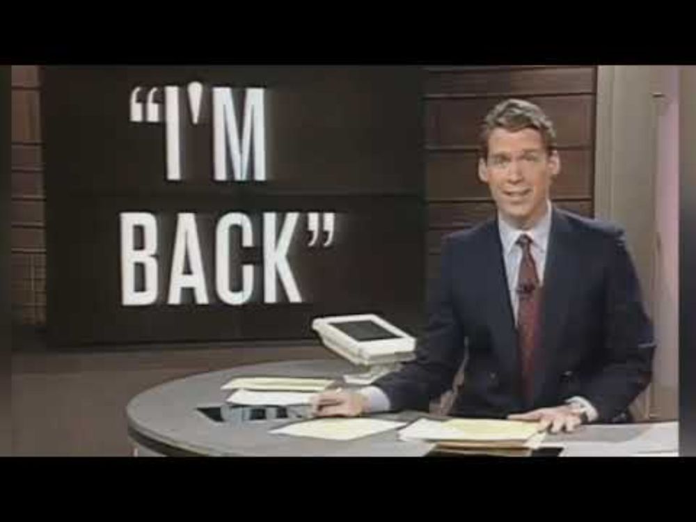 (1995) Michael Jordan announces “I’m Back.” | SportsCenter | ESPN Throwback