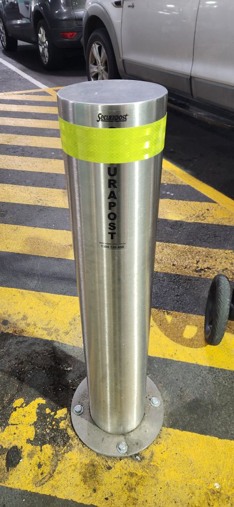 A post with urapost displayed on it