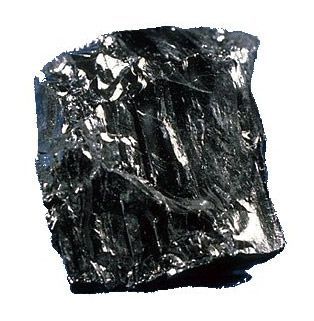 picture of a piece of anthracite (type of coal)