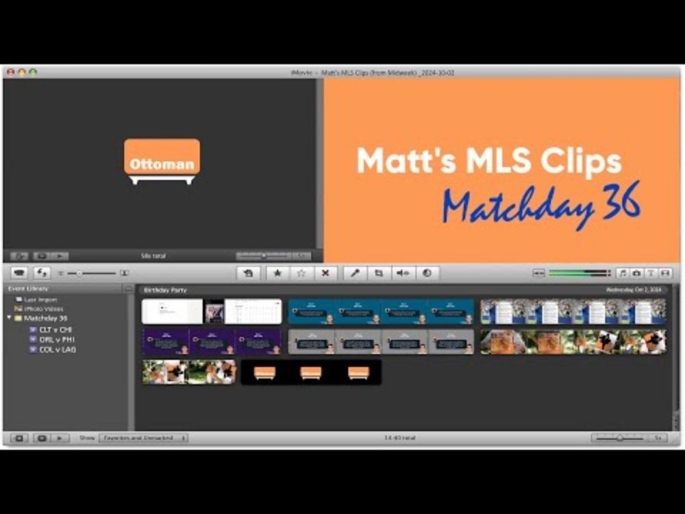 Matt's MLS Clips | Matchday 36 | 2024 Oct 02