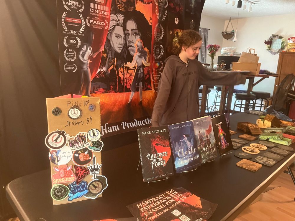 Stickers books etc. need to build the right signs and displays. :)