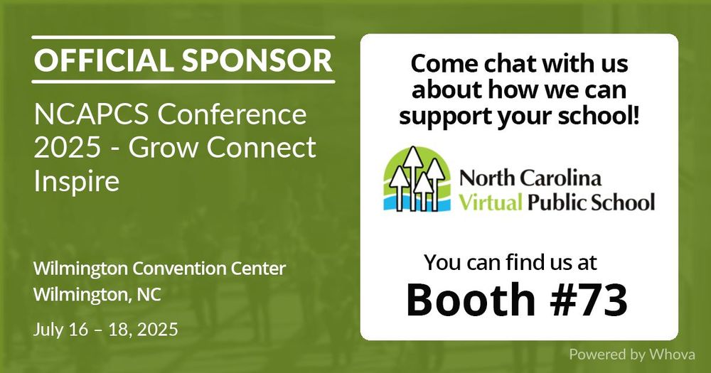 NCAPCS Conference official sponsors at Booth 73