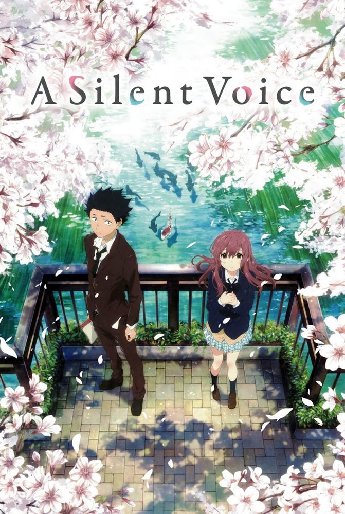 Movie poster for A Silent Voice or Koe No Katachi(2016) by Naoko Yamada.