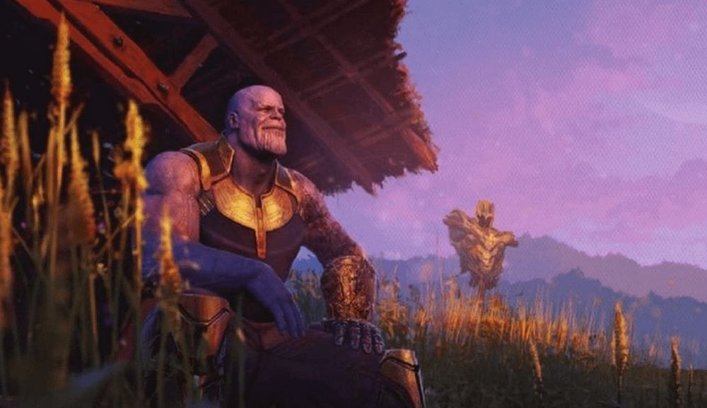 Thanos in the garden