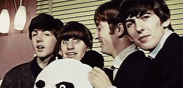 The Beatles Cheese GIF