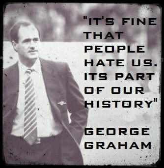 A very apt George Graham quote: 
