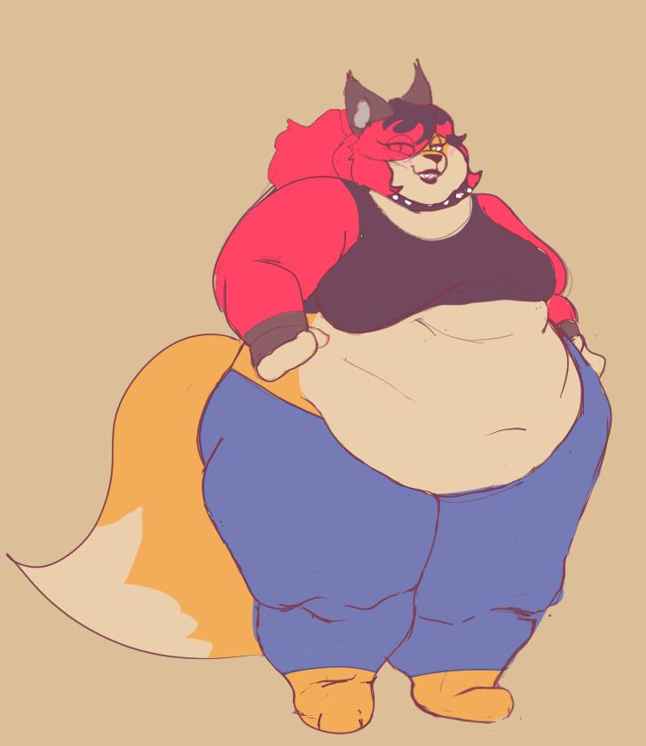 the commissioners fat gal standing confident with her hands on her hips