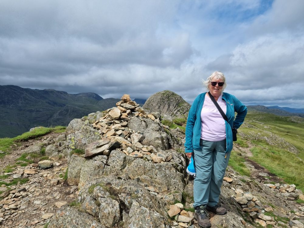 Me on the top of Loft Crag 