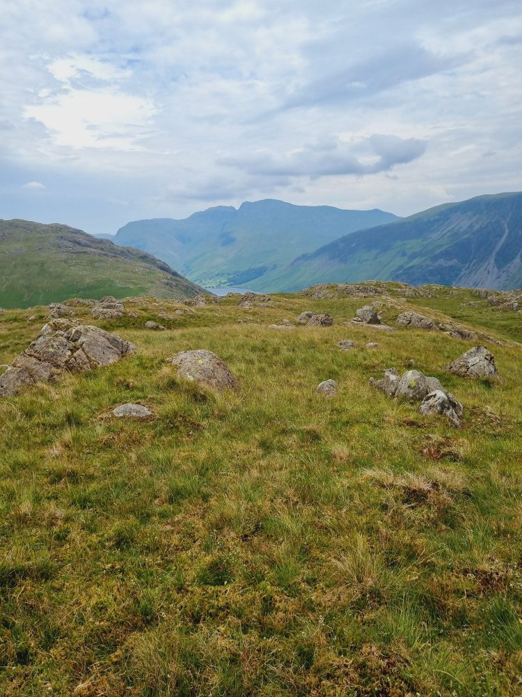 Looking towards the Scafells 