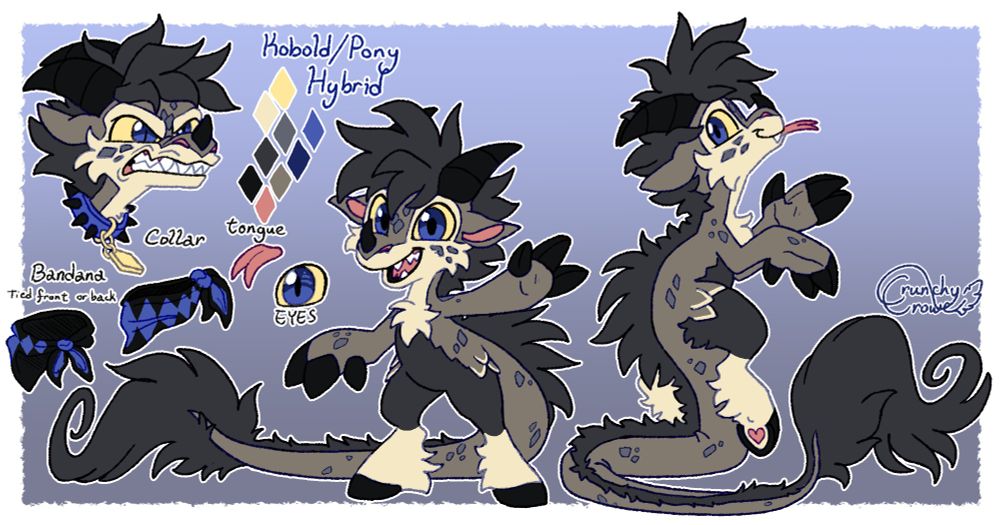 Chequer the ponybold! His eyes are sharp but his attention span is non-existent. His bounciness and friendliness has made him a mainstay on the ship, despite very rarely actually looking out from the crow's nest. His mother works on board the same ship as a swabbie.