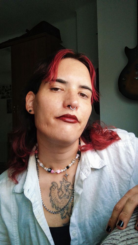 Selfie haciéndome la interesante.