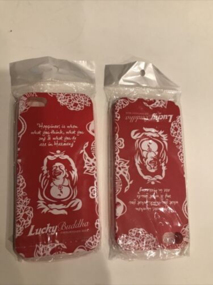 2 Brand New Lucky Buddha  i-phone 5 case Sealed In Plastic  | eBay