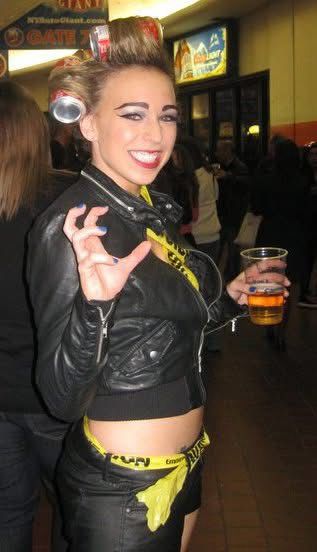 Alyssa, 21, dressed as Telephone Gaga