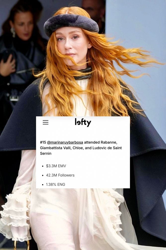 Chanel 
Chloé 
Rabanne 
Giambattista Valli