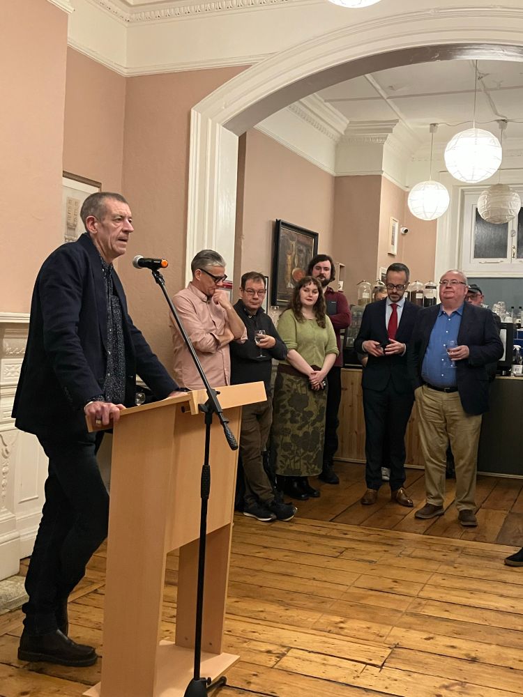 Ferriter launching o’sheas book