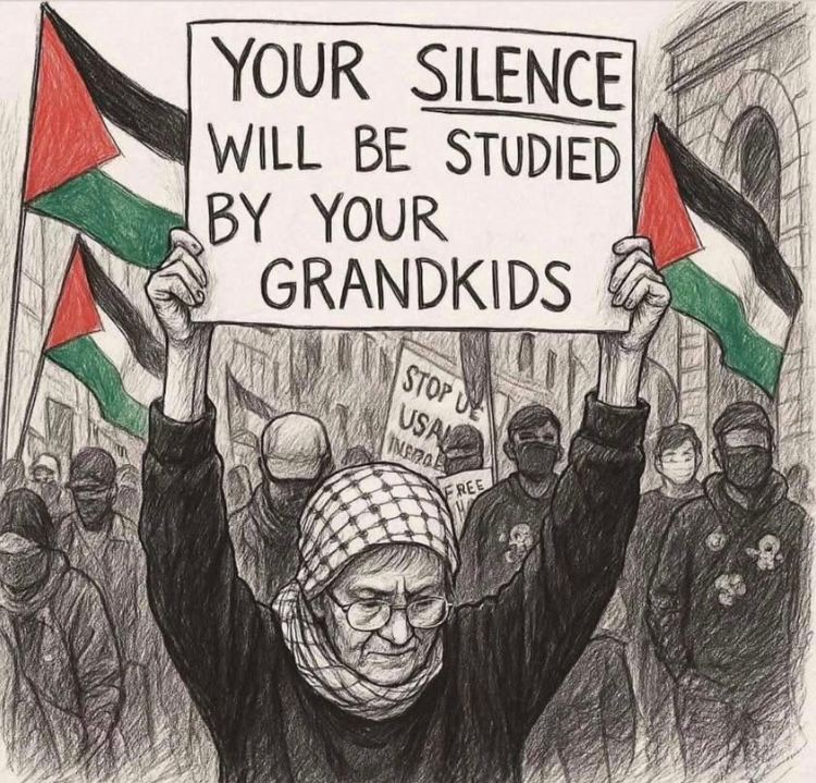 Your silence will be studied by your grandkids 
