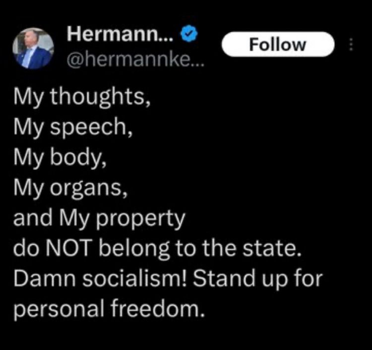 Tweet by Herman Kelly 