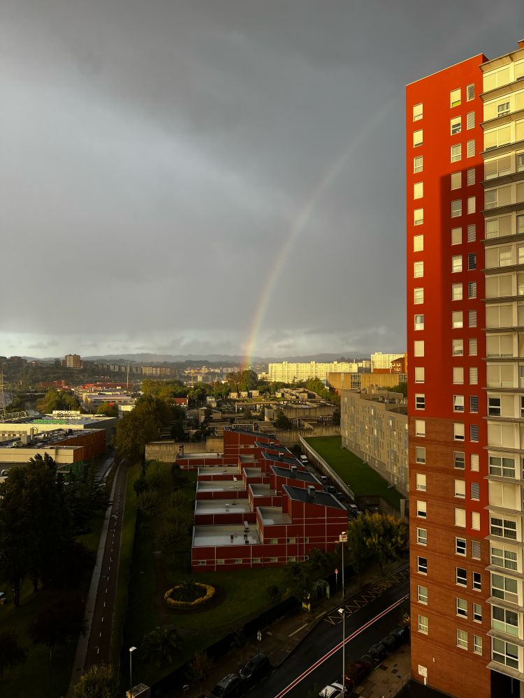 arco iris y cementerio de barakaldo