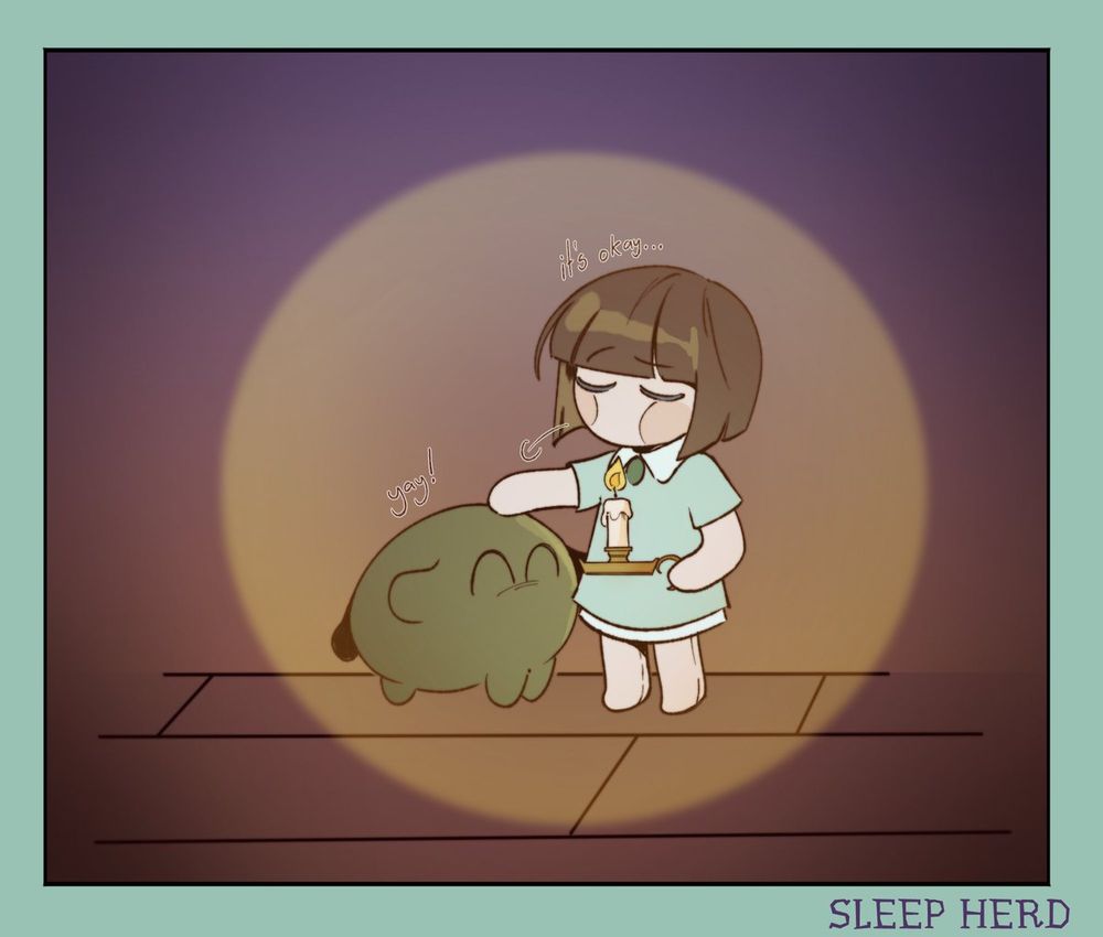 Beep and sheep reconcile. 

