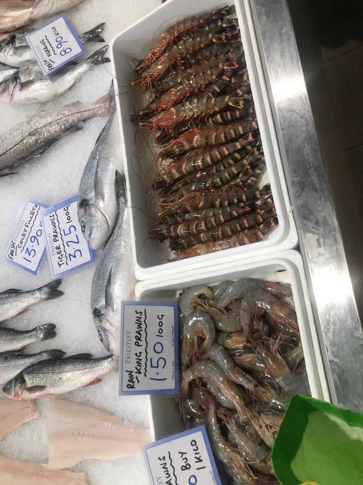 Fish and Prawns at Priestley’s