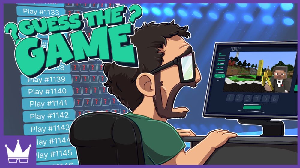 Ray, playing Guess the Game, stares horrified at the computer screen that shows Achievement City. He looks very distressed. Please tag your jumpscares. The background consists of a cool blue environment with the guessing interface