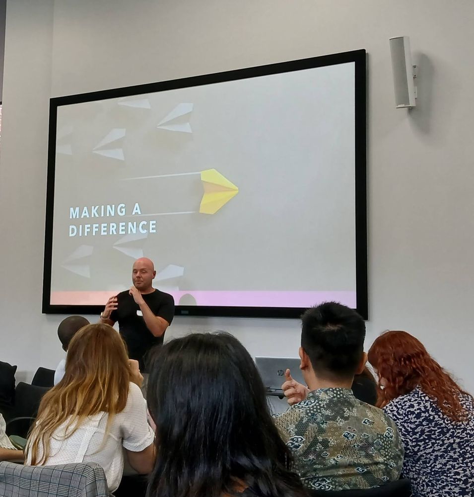 Opening of the ‘Making a difference’ small group session.