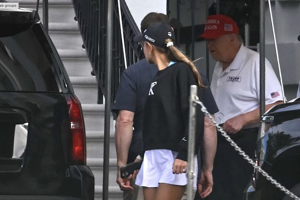 Trump heading out to golf today
