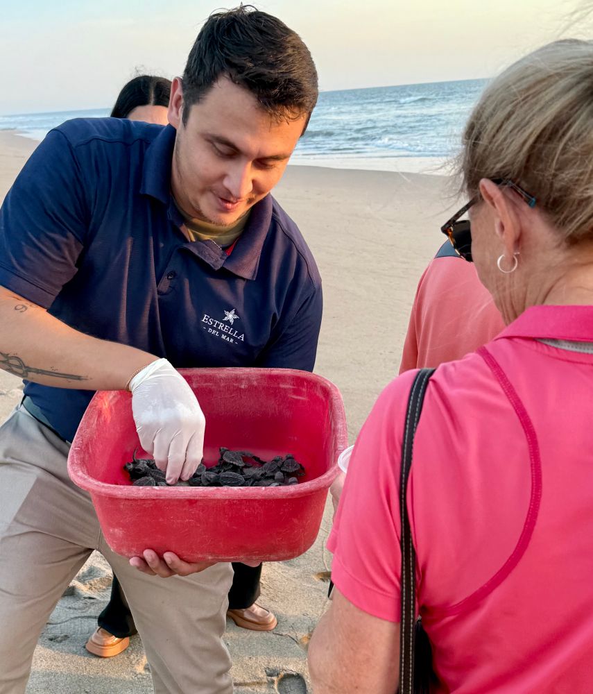 The sanctuary boss handed out the babies
