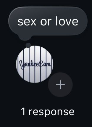 'sex or love' prompt