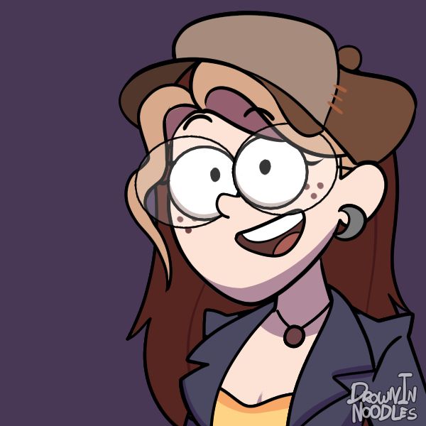 me in the gravity falls art style