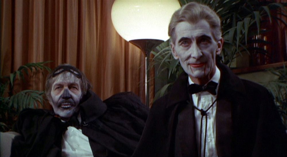 vincent price and peter cushing in MADHOUSE [1974]