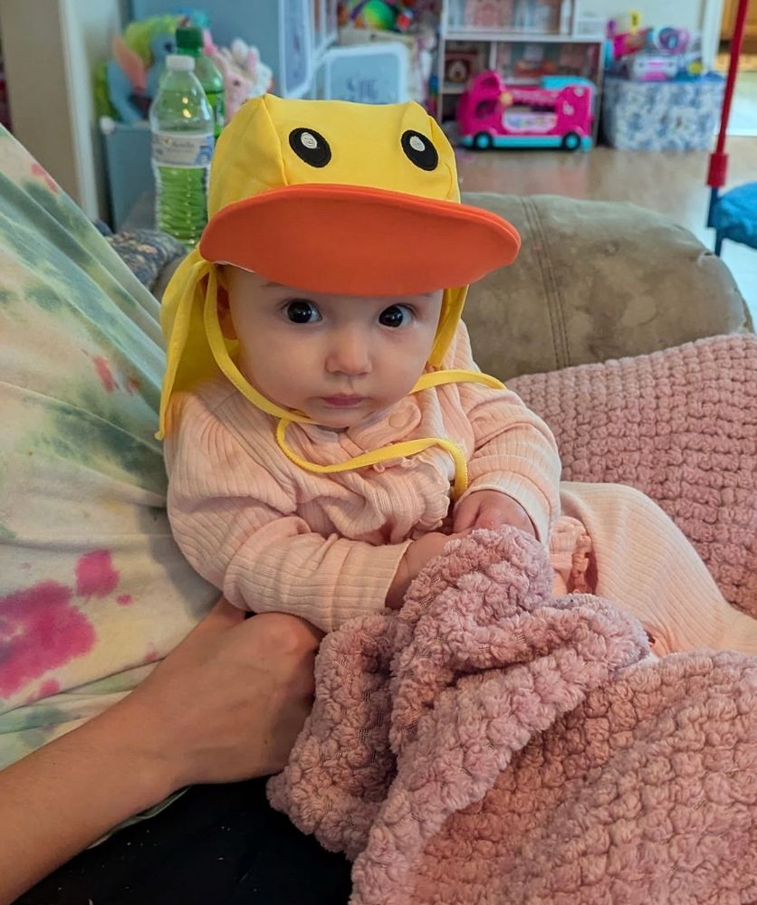 Baby girl duck outfit 