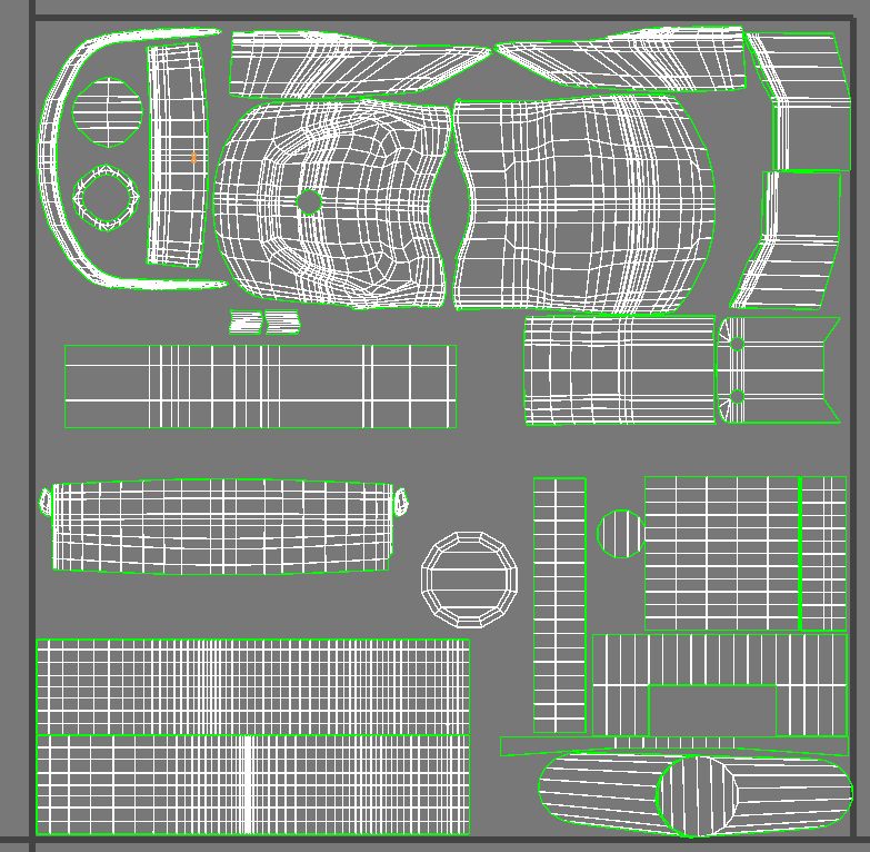 The UV unwrap for the Backwash Sink