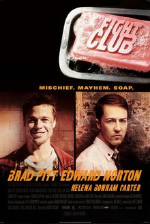 The movie poster to Fight Club