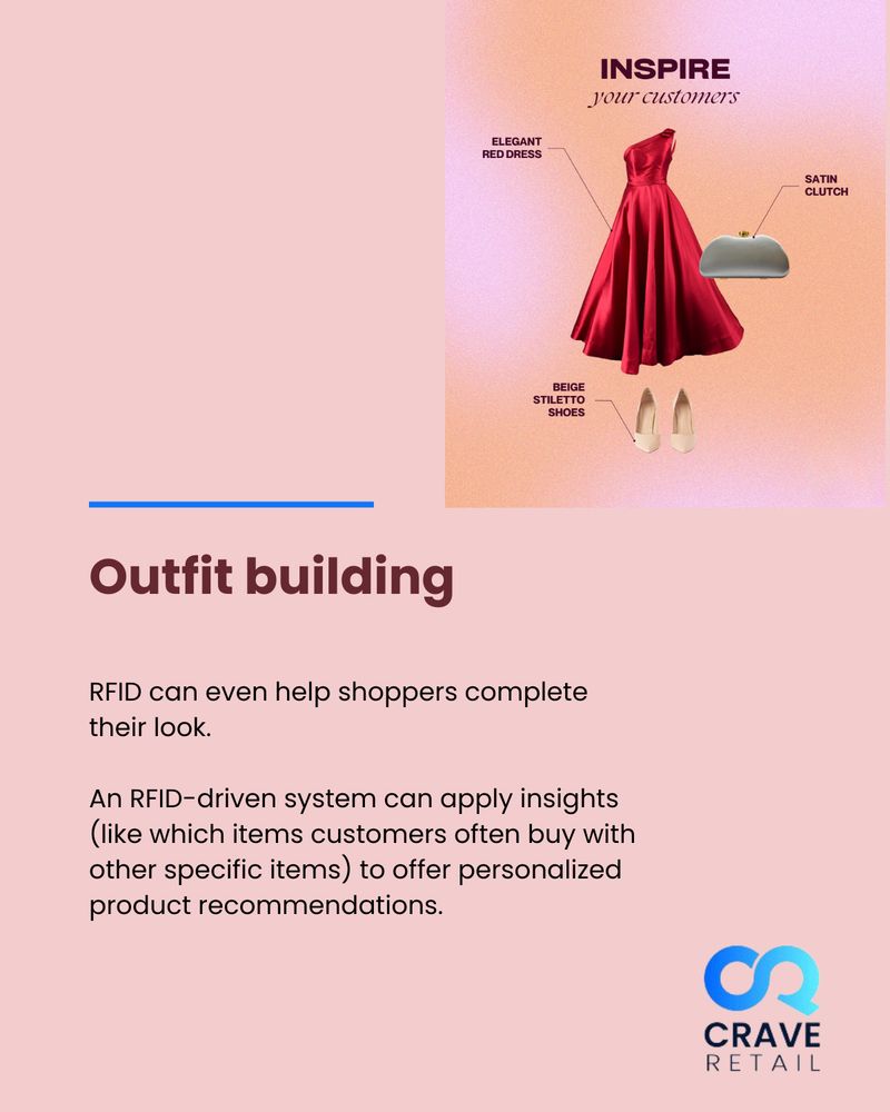 RFID is in Fashion. Outfit building. Crave Retail smart fitting rooms.

#retail
#apparel
#fashion
#RFID
#technology
#fittingrooms
#CX