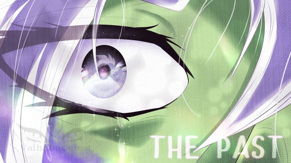 «The past is something he made me forget... He made me become a new person. ..Only with him. I am still the God of the universe. I make everything my own choices. But…
But that day I met him... I met myself, my old self...
I understood that I was making myself believe that I was reborn as if I had no past.
Zamasu, dear myself... I am sorry.
Don't follow the same path I took. Stay with him, always. Protect him. Stay away from everything. Be happy as I promised him...» -Zamasu.
•
A little drawing of Zamasu, at least his eye!
I made this mainly about my alternate universe of Dragon Ball! It concerns his past where he meets his self where the plan was not carried out. He has made so many choices that he cannot regret but deep down suffers in silence.
Seeing himself brought back all his pain.