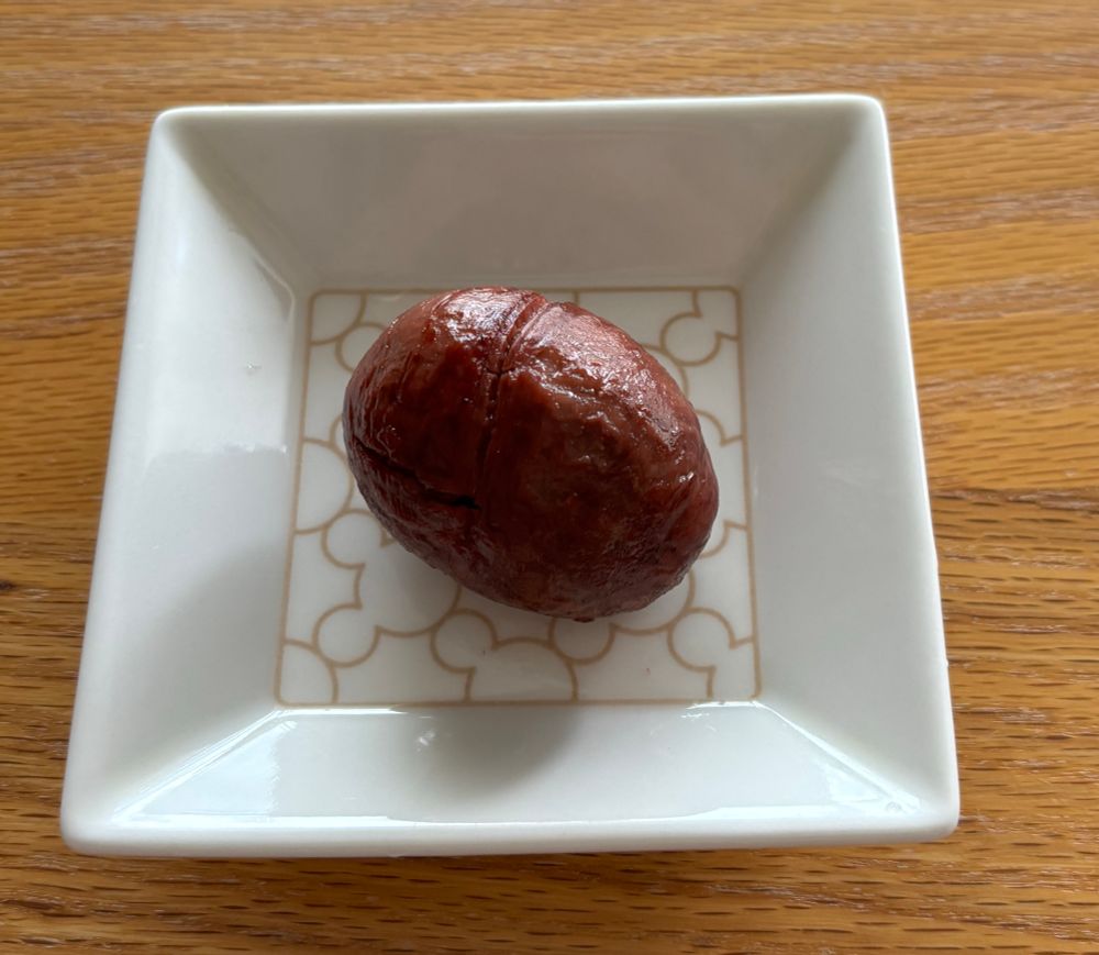 手製の栗の渋皮煮