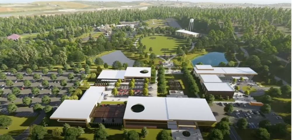 2019 aerial rendering of Atlanta's Copy City