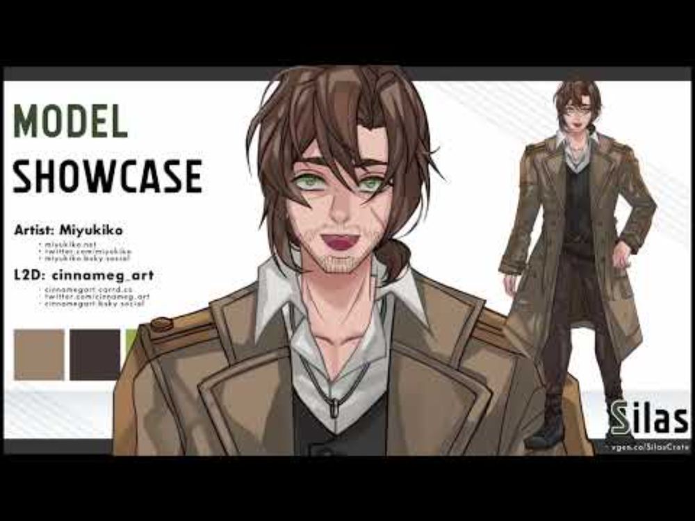 【Live2d Vtuber】Silas Showcase