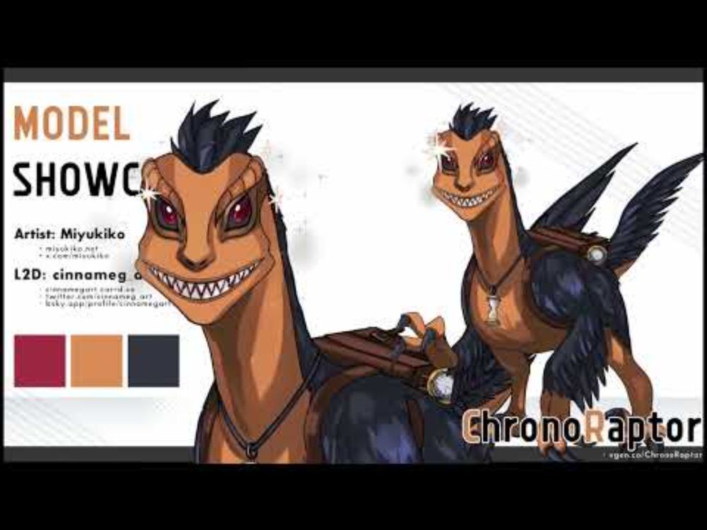【Live2d Vtuber】ChronoRaptor Showcase