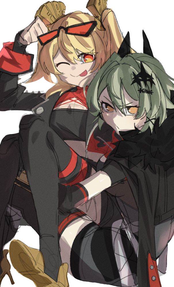 Burnice White and Caesar King from Zenless Zone Zero