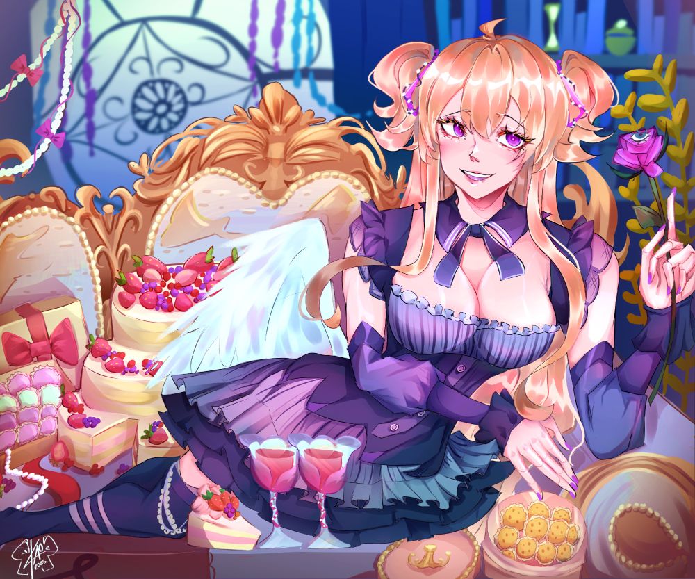 oc illustration of my character elizabeth