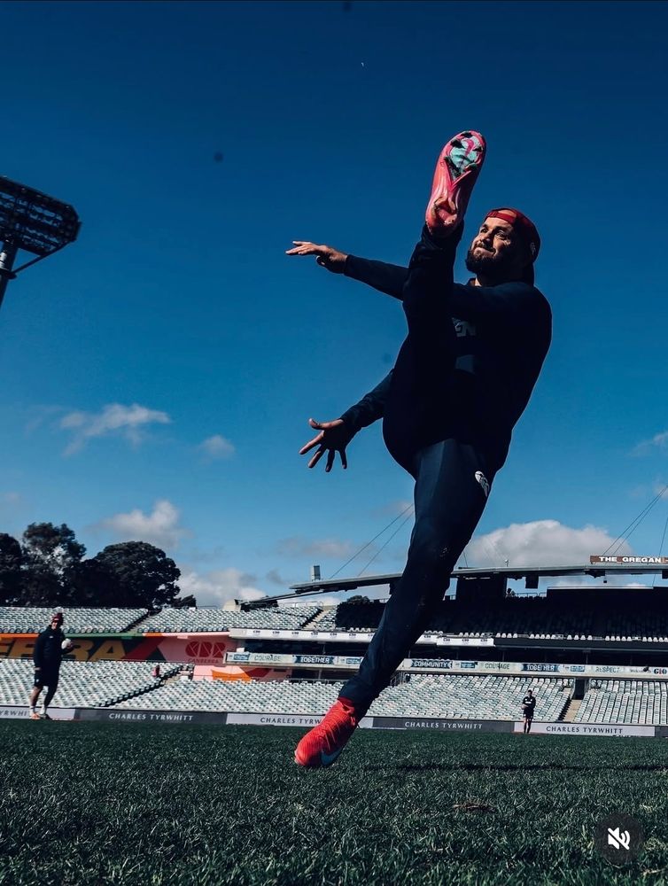 Jamison Gibson-Park at a Lions training session in Australia. 