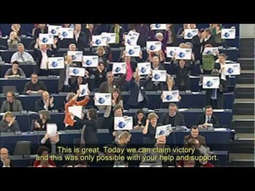 FISH FIGHT CAMPAIGN at the European Parliament in Strasbourg