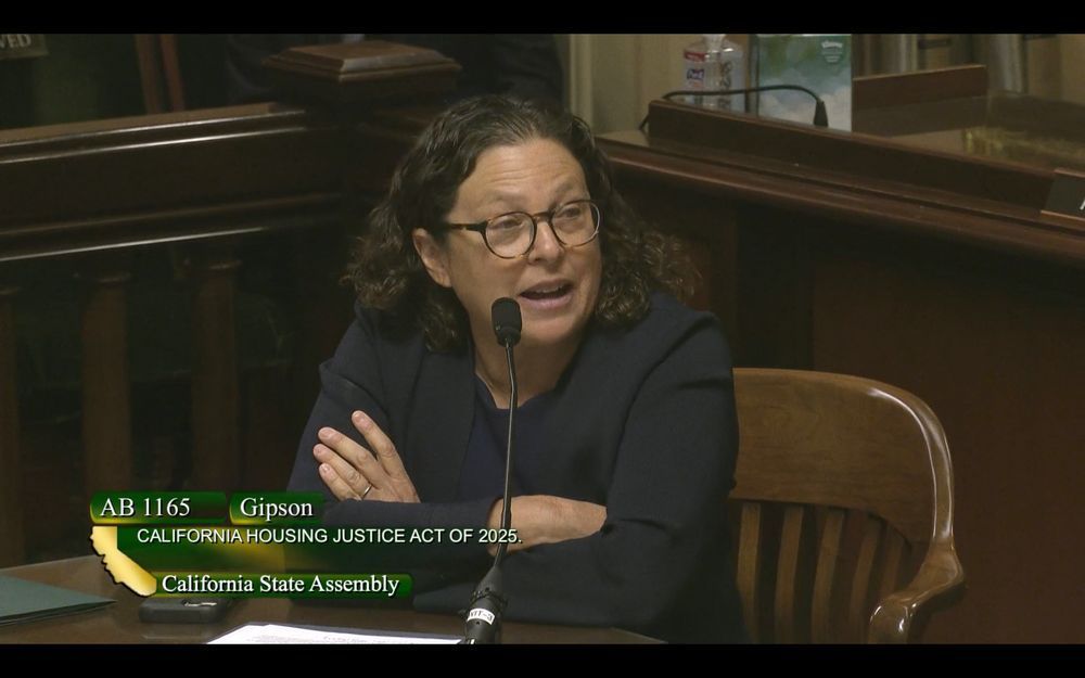 Dr. Margot Kushel speaks to the California State Assembly Housing and Community Development Committee.
