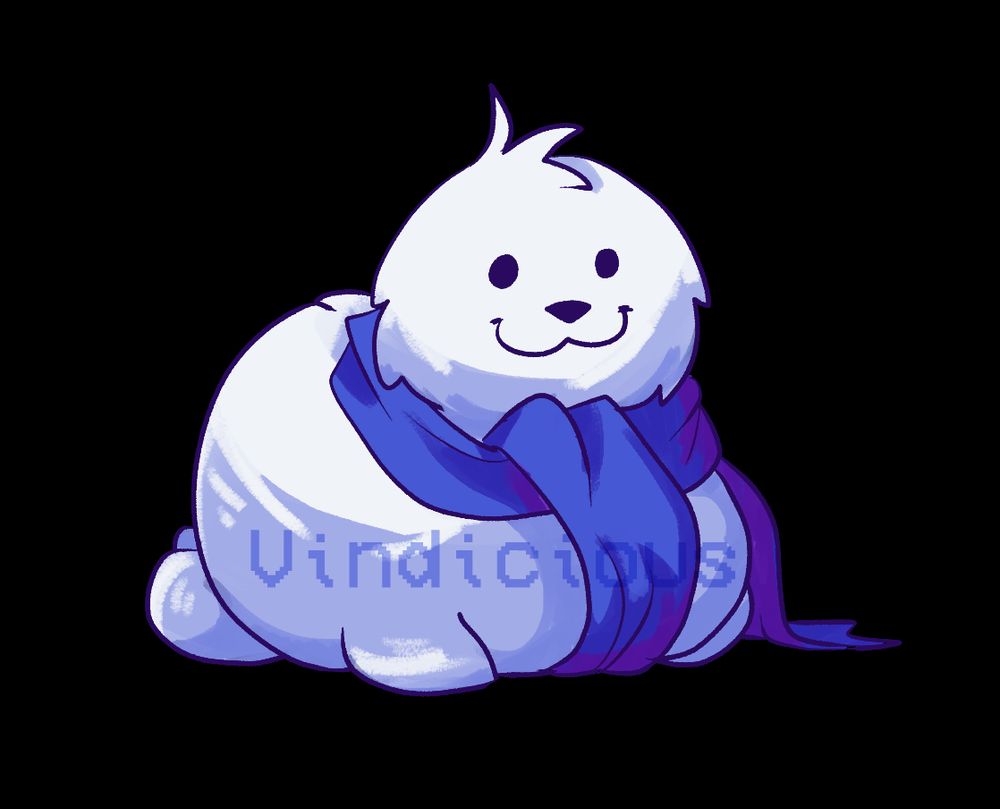 a baby seal with a blue scarf loafing